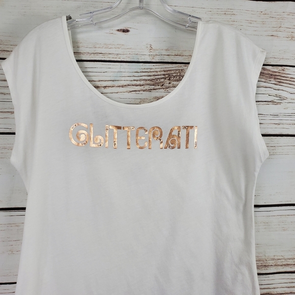 Old Navy | Glitterati Jewel Scoop Neck Top - Picture 3 of 6